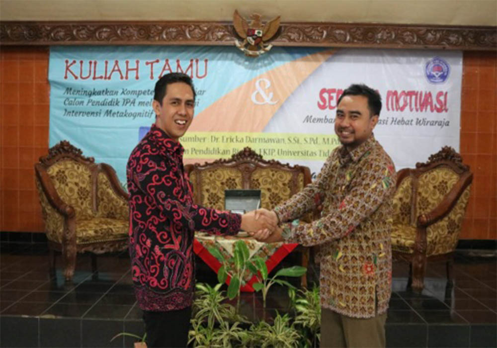 KULIAH TAMU DAN SEMINAR MOTIVASI : MEMBANGUN GENERASI HEBAT WIRARAJA
